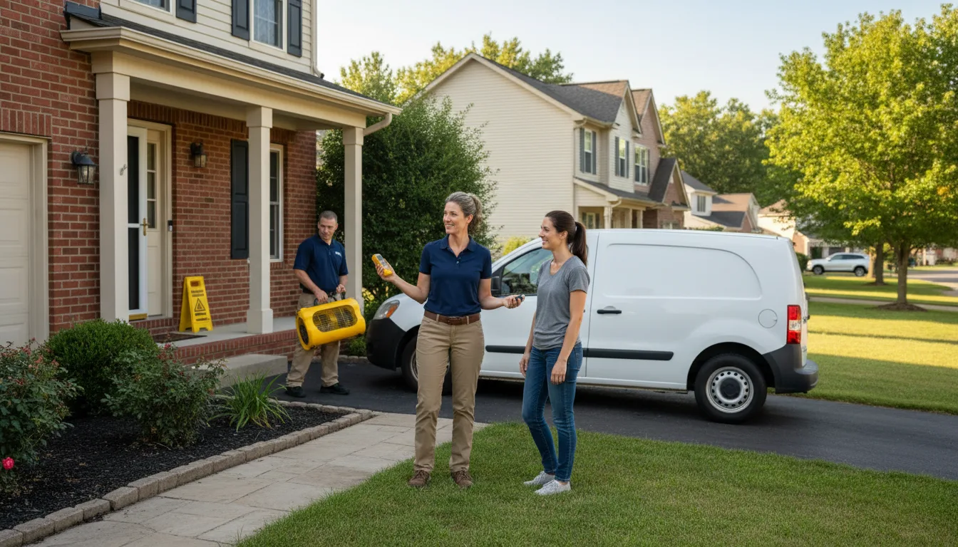 Water restoration image for Water Damage & Restoration Services in Forbes, MN